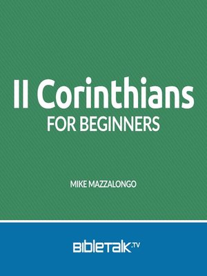 cover image of II Corinthians for Beginners